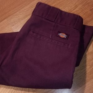 Burgundy 874 Original Fit Worn Dickies